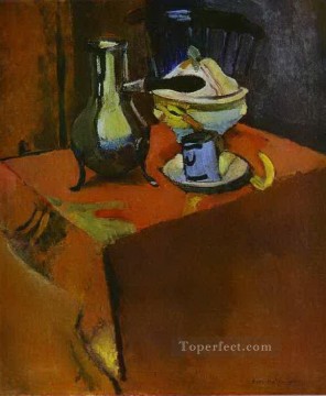 テーブルの上の食器抽象フォービズム アンリ・マティス Oil Paintings
